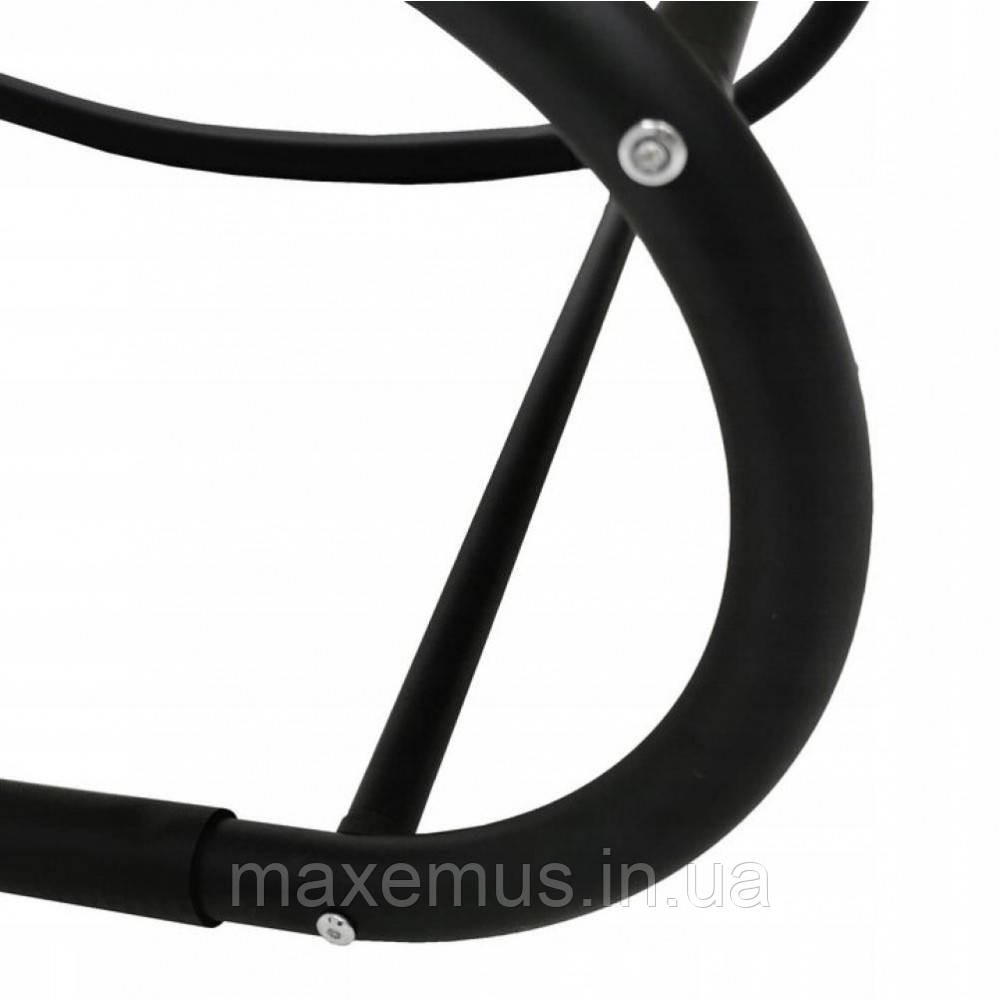 Шезлонг-качалка Bonro BG01 садовый лежак для отдыха серый Мостиска - изображение 4