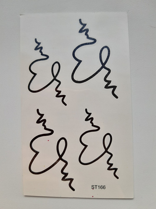 Тимчасове тату з написами - 10*6см Київ - фото 1