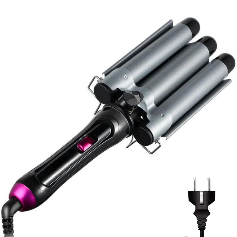 Тройная плойка для завивки волос от сети,97 Вт,MS 481B SBR Киев - изображение 1