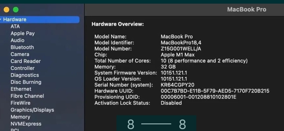 Ноутбук Apple MacBook Pro 14 / M1 Max 10/ GPU 24 / 32Gb Київ - фото 1