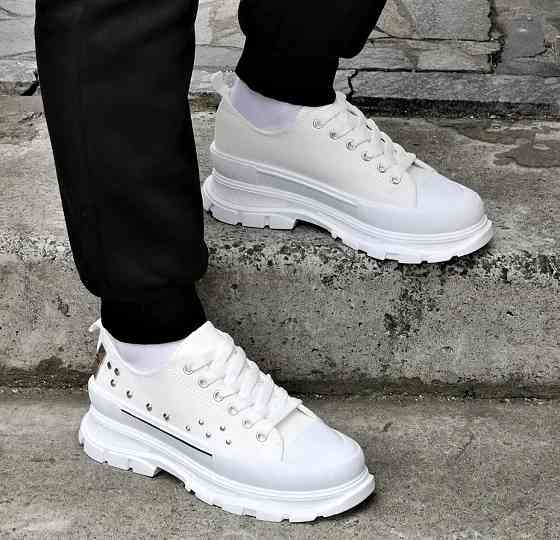 Жіночі Кросівки Кеди на Танкетці Білі Сліпони Мокасини на Платформі (розміри: 36,37,38,39,40,41) — 33-2 Дніпро