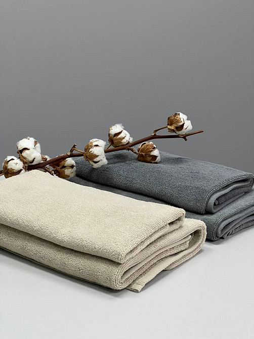 Полотенце банное Ideal Textile махровое 70х140 см 450 г/м2 Бежевий 1 шт Черновцы - изображение 5