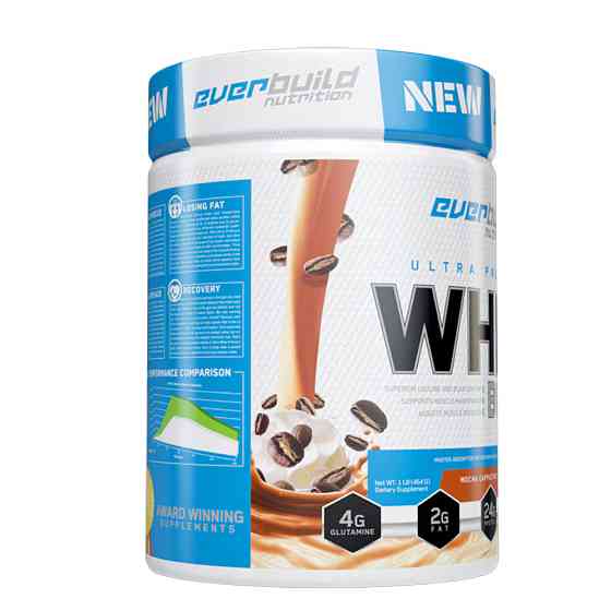 Протеїн Everbuild Nutrition Ultra Premium Whey Protein Build 454 г, Mocha cappuccino Луцьк