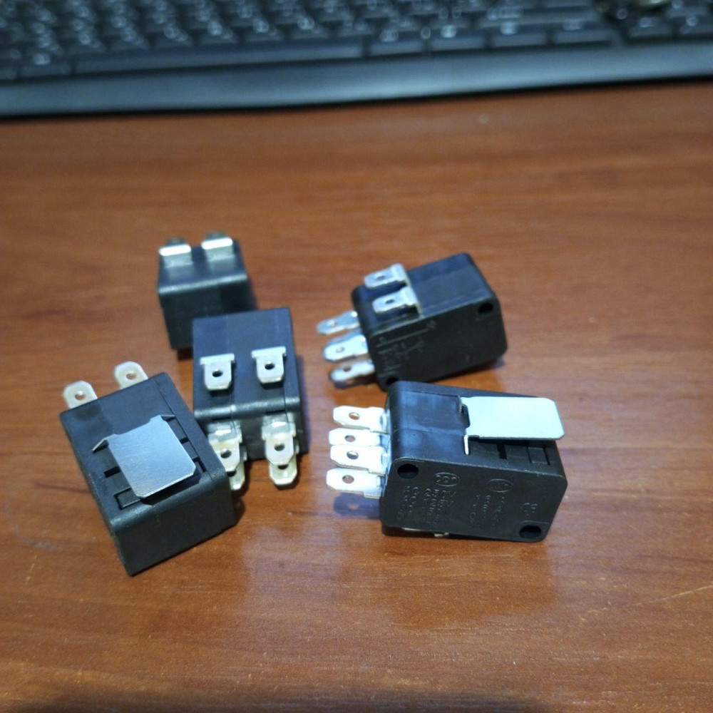 Переключатель Daier KW1-103-Z2B-D BK, OFF-ON, 16A 250VAC Полтава - фото 1