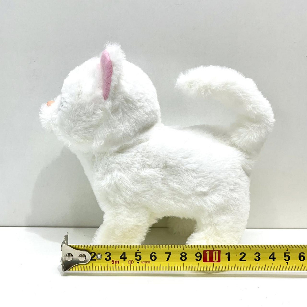 Кошеня інтерактивне ходить видає звуки ворушить хвостиком в рюкзаку Білий (777-23C) Чернігів - фото 7