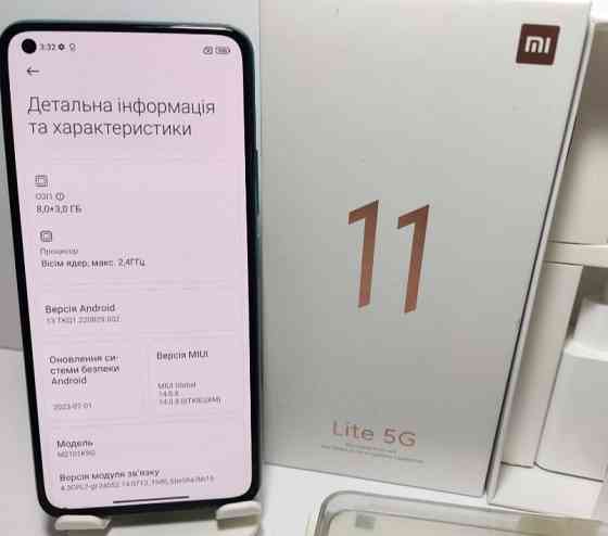 Смартфон Xiaomi 11 Lite 5G 8+3/128 GB Green Київ