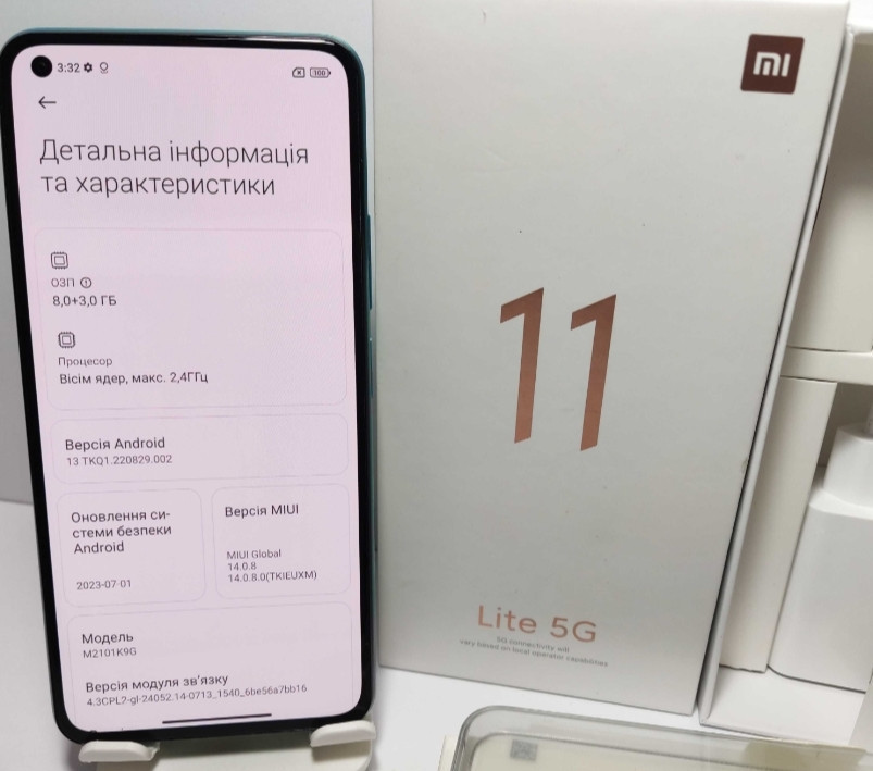 Смартфон Xiaomi 11 Lite 5G 8+3/128GB Green Киев - изображение 4