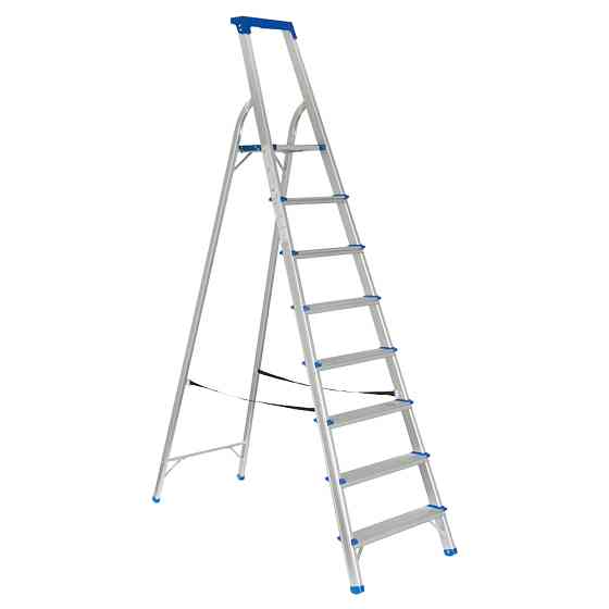 Sigma Стремянка алюминиевая 8 ступеней 2.22м SIGMA (5036664) Коломия