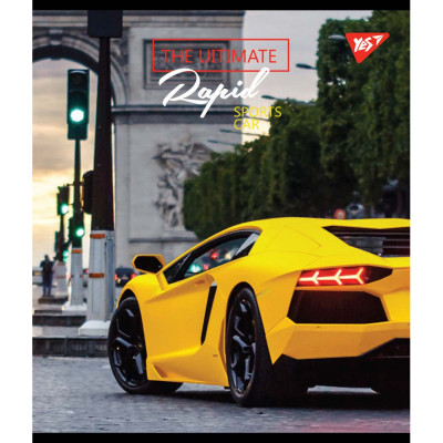 Зошит Yes А5 Rapid Drive 12 аркушів лінія (765173) Вінниця - фото 3