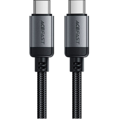 Дата кабель USB-C to USB-C 1.2m 3A aluminum alloy C20-03 Black Acefast (6974316283775) Винница - изображение 1