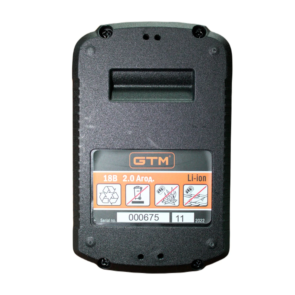 Потужний акумулятор GTM B18V/2Аh Li-Ion (акумуляторна батарея) 2700 Київ - фото 2