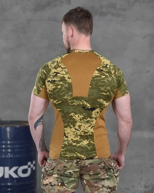 Футболка піксель вставки кайот з гербом 50р Одеса - фото 12