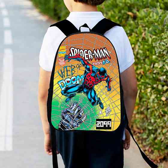 Рюкзак дитячий людина павук, спайдермен "Spiderman" 34х27см, міський ранець для хлопчика з принтом (00388) Київ