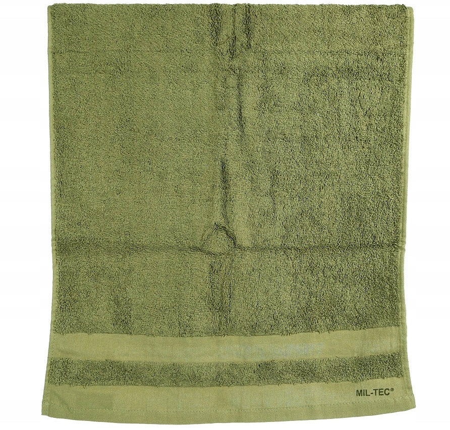 Туристическое Полотенце быстросохнущее 110х50 см из хлопка Mil-Tec от Sturm (16011001) Olive Нововолынск - изображение 3