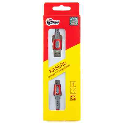 Дата кабель USB 2.0 AM to Micro 5P 1.0m red Dengos (NTK-M-LP-RED) Вінниця