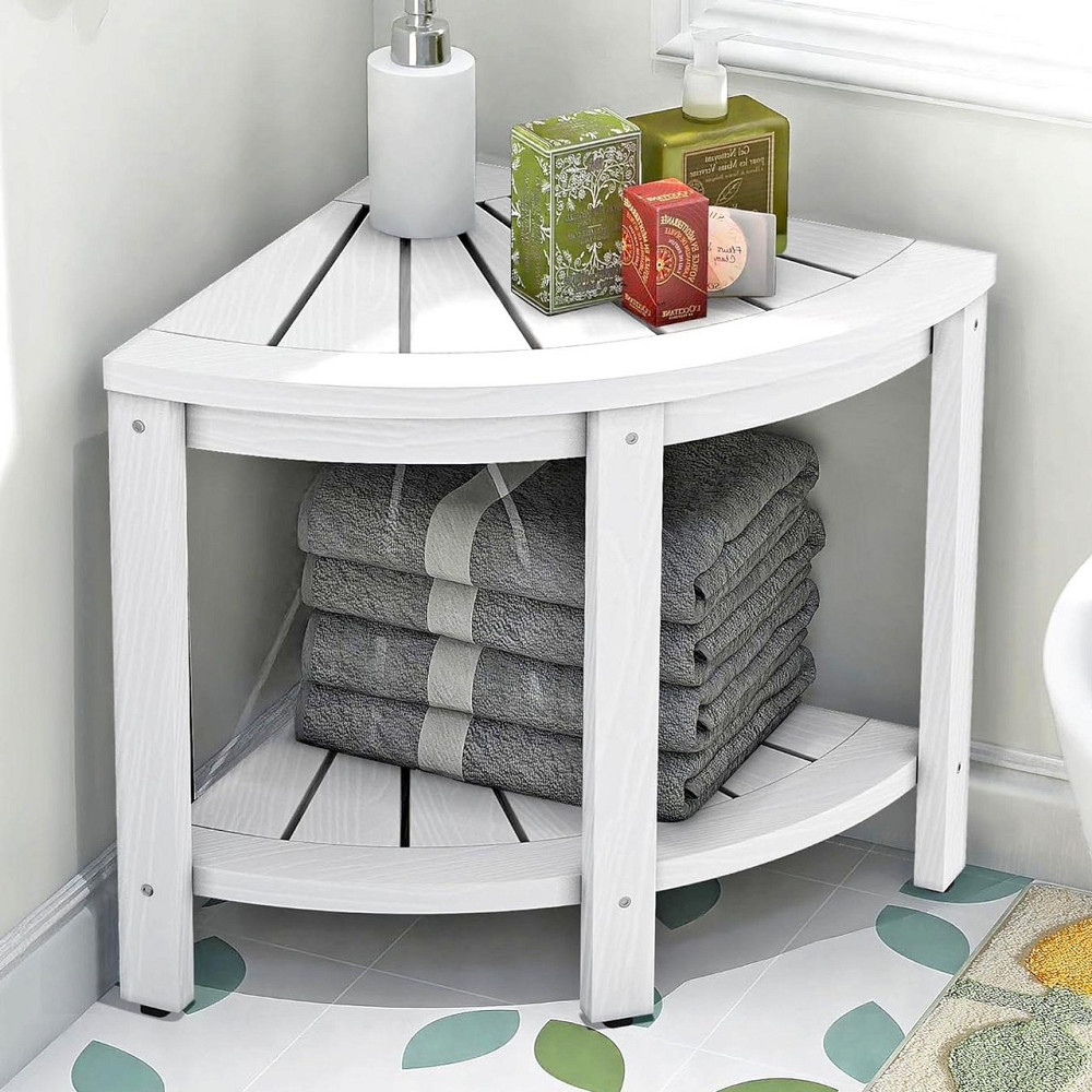 Стелаж кутовий для ванної "Течінар" зефір Миколаїв - фото 2