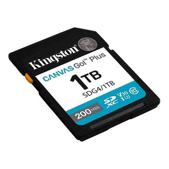 Карта памяти SDXC (UHS-1 U3) Kingston Canvas Go! Plus 1Tb class 10 A2 V30 (R200MB/s, W160MB/s) Одесса