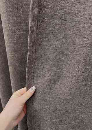 Комплект готових штор VR-Textil Шеніл преміум VELMIRA Rich № 1924ш Капучино 200х290 см 2 шт (32-346) Київ