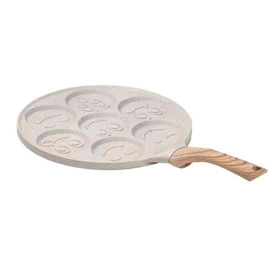 Сковорода смайл Ø 26.5 (см) на 7 секцій для панкейків бежева HP39584W Київ
