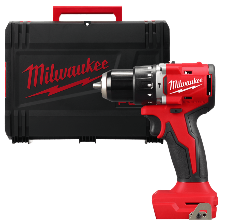 Дриль-шуруповерт з ударом акумуляторний безщітковий MILWAUKEE, M18 BLPDRC-0X, 60,5Нм (каркас, кліпса для ременя, HDкейс) Одеса - фото 1