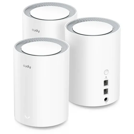 Маршрутизатор WiFi Mesh-система WiFi 6 Cudy M1800 (3-Pack) 3 штуки дводіапазонні гігабітні AX1800 (73-00516) Киев