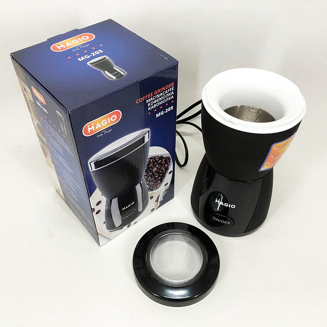Электрическая кофемолка для турки MAGIO MG-205 200 Вт, Машина для молоть кофе, DC-725 Роторная кофемолка Киев - изображение 7