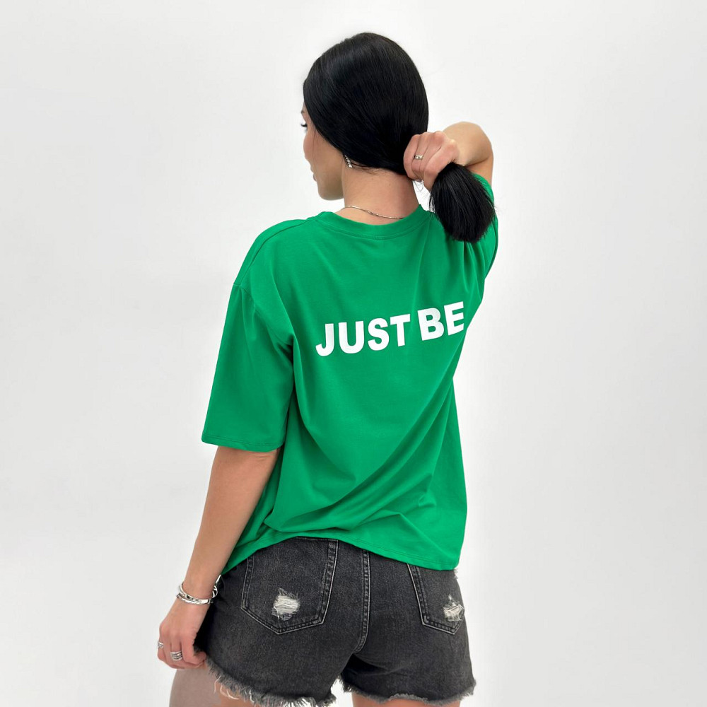 Повсякденна жіноча футболка оверсайз "English" оптом від виробника | Розпродаж моделі Київ - фото 3