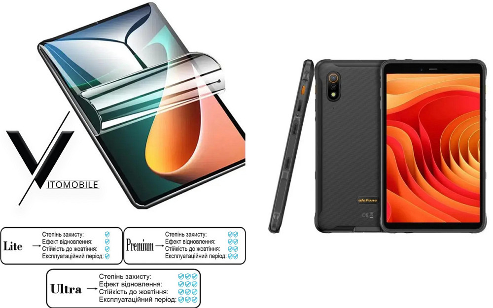 Полиуретановая пленка HyperClear Guard для Ulefone Armor Pad, Armor Pad 2 Киев - изображение 1