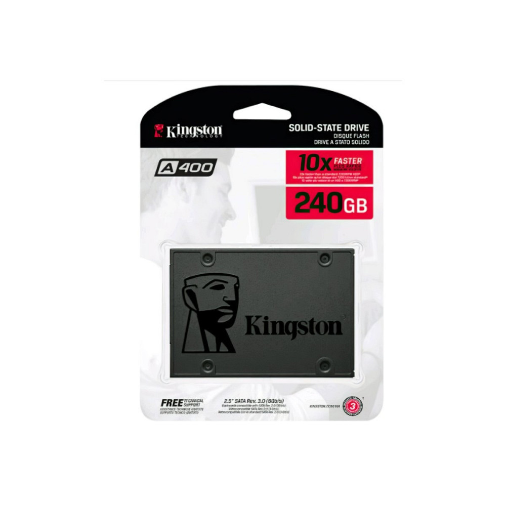 Накопичувач SSD Kingston SSDNow A400 240GB 2.5" SATAIII 3D NAND Київ - фото 2