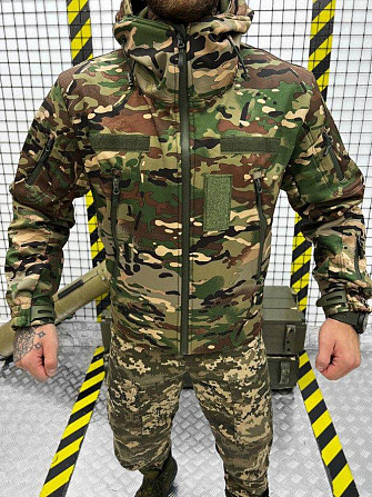 Тактична куртка SoftShell софтшел мультикам легка L Одеса - фото 8