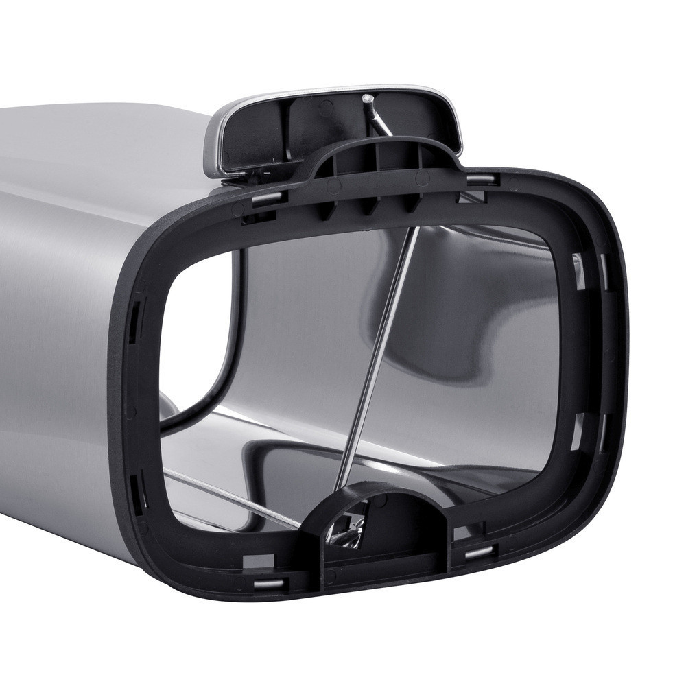 Відро для сміття з плавним закриттям прямокутне Mixxus Premium Style-TC0305 SS Color 5л колір нержа ( 27023 ) Харків - фото 9