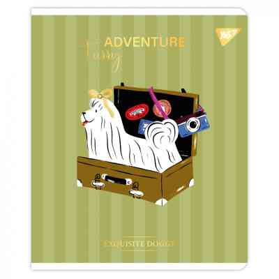 Тетрадь Yes Exquisite doggy А5 18 листов клетка (767517) Винница