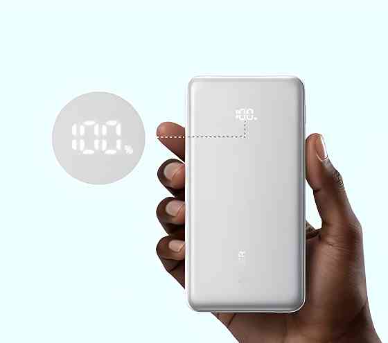 Універсальна мобільна батарея Anker Zolo 10000 mAh 22.5 W White (A110DH21) ( 16125 ) Харків