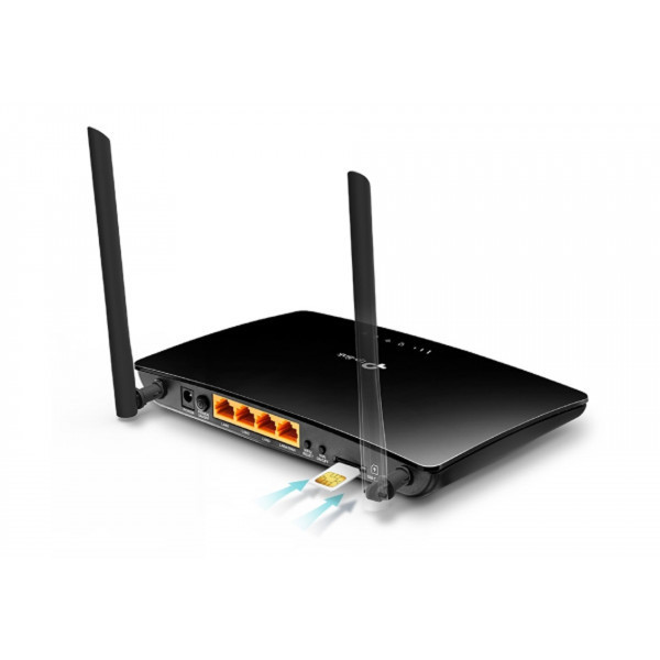 Маршрутизатор TP-Link TL-MR6400, 300Mbps Wireless N 4G LTE Router, build-in 150Mbps 4G LTE modem (TL-MR6400) Київ - фото 2