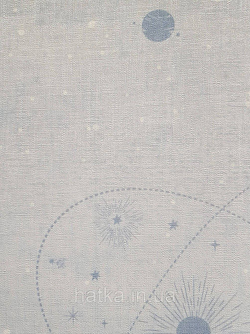 Обои винил на флизелине AS Creation Mia and Paul 0.53х10 детские небо звезды планеты созвездия голубые белые Киев - изображение 3