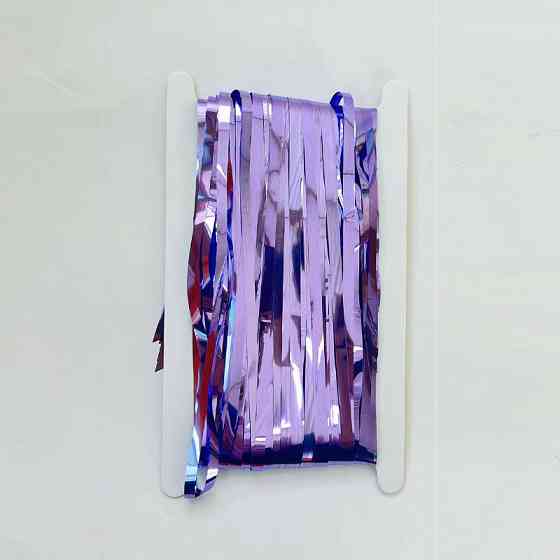 Дощик для фотозони новорічний 2 м на 1 м бузковий Київ