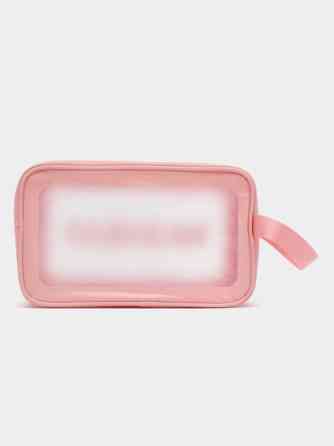 Прозора сумка-косметичка Washbag Medium Pink 26см Вінниця