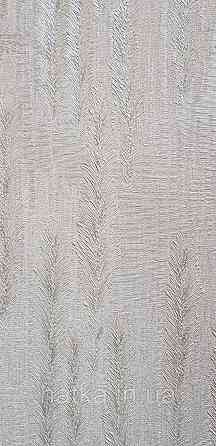 Обои винил на флизелине горячего тиснения DUKA Selective1.06х10 колоски листья стуктурные серебро на сером DK3 Киев