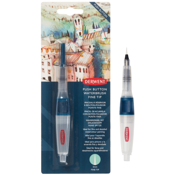 Кисть с резервуаром Fine Round Derwent Киев