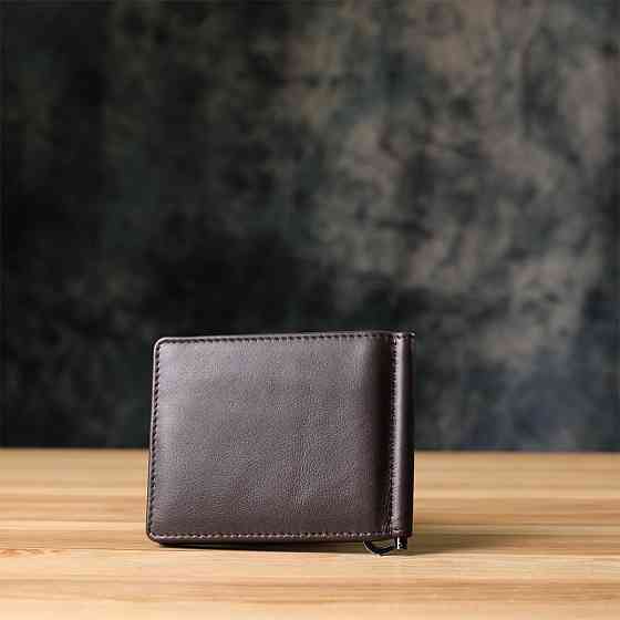 Зажим для денег из мягкой натуральной кожи Tony Perotti 20847_1 (5000 moro) Коричневый Киев