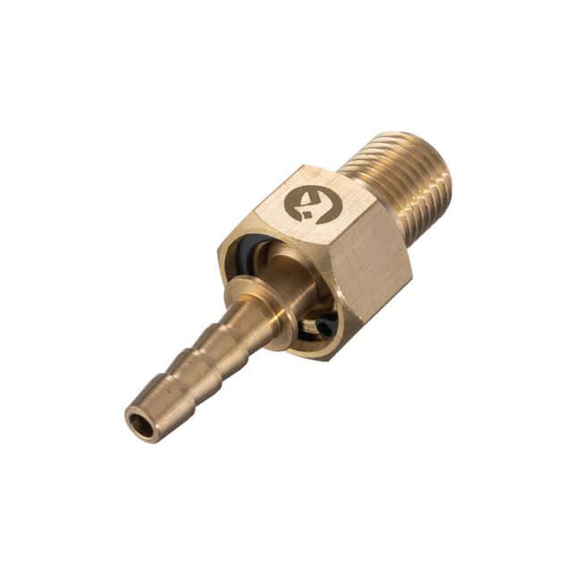 Шарнір поворотний, зовнішня різьба 1/4" на шланг 6 мм, латунь, STORM INTERTOOL PT-2204 Київ - фото 2