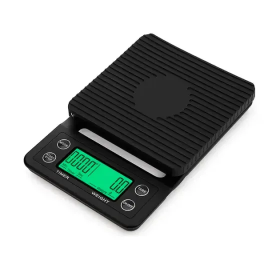 Весы с таймером для кофе Yieriy электронные для бариста с резиновым ковриком / весы настольные для кофейни,дома,ресторанов Коломыя