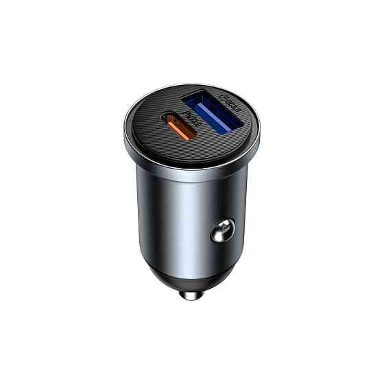Автомобільний зарядний пристрій WIWU 35W Nano Lite A+C Fast Car Charger Wi-CC030 Gray Одеса
