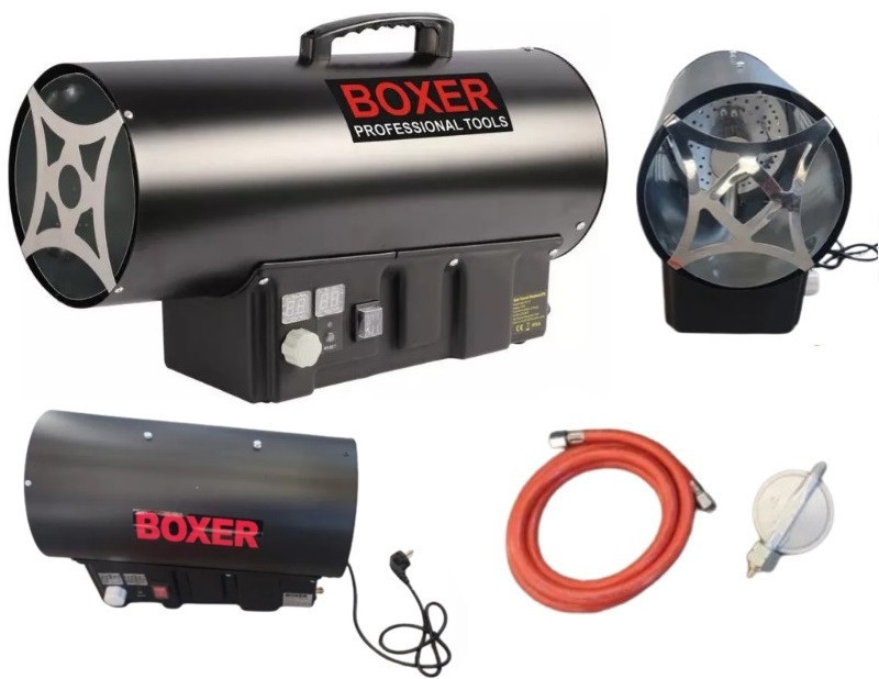 Обогреватель газовый BX-348 40 кВт со шлангом и редуктором, поток воздуха 1200 м³/ч Одесса - изображение 1