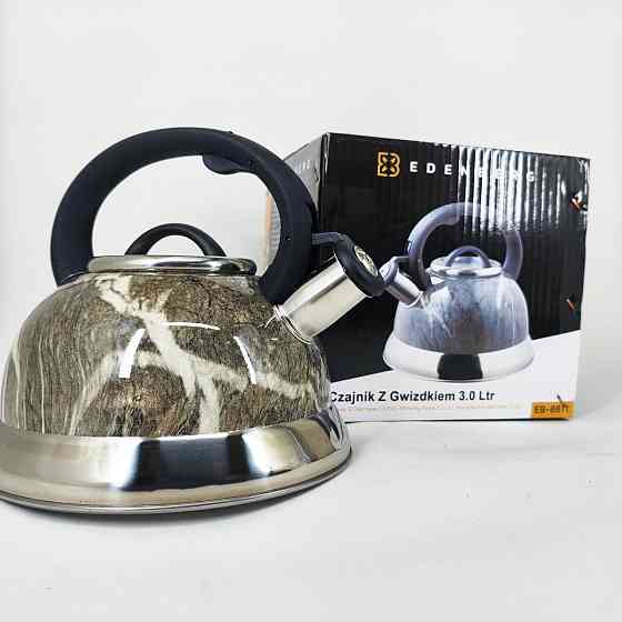 Чайник на плиту зі свистком нержавіюча сталь, Чайник зі свистком нержавіюча сталь DC-17 Івано-Франківськ