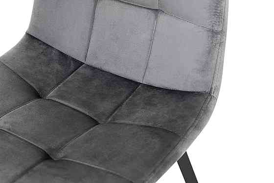 Стілець Ментос чорний/ велюр сірий Киев