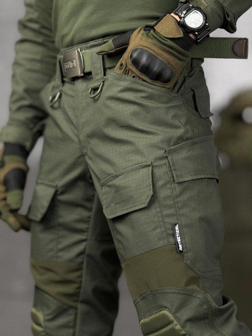 Штурмовые тактические штаны TIRENES  олива   ВТ5063 Одесса - изображение 4