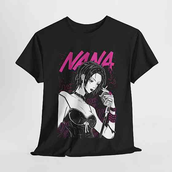 Футболка для мальчика аниме Нана Осаки Блакк Стонес оверсайз (рост от 165 до 180 ) Черний AnimeJ0579m Днепр