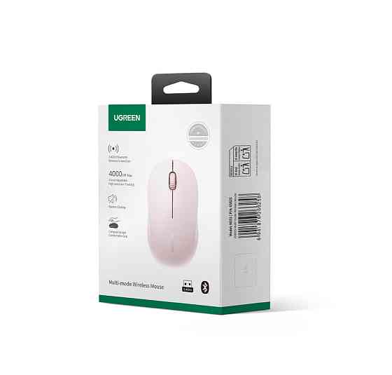 Маніпулятор миша бездротова UGREEN M331 Multi-mode Wireless Mouse Pink Одеса
