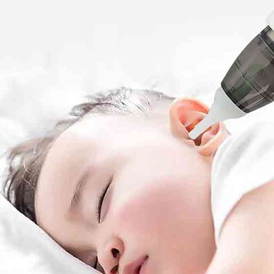 Дитячий акумуляторний аспіратор 2в1, + 3 насадки, BABY NOSE / Соплевідсмоктувач назальний Київ